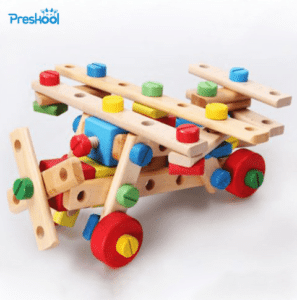 משחק הרכבה מעץ לילדים
