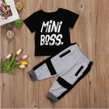 חולצה mini boss לילדים